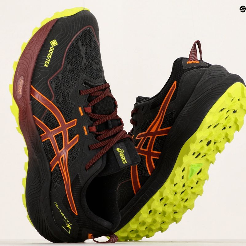 ASICS Gel-Trabuco 11 GTX vyriški bėgimo bateliai black/antique red 12