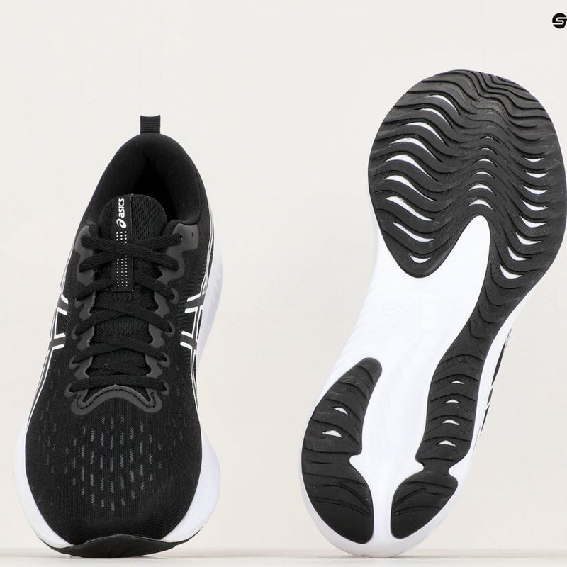 ASICS Gel-Excite 10 vyrų bėgimo bateliai juoda/balta 12