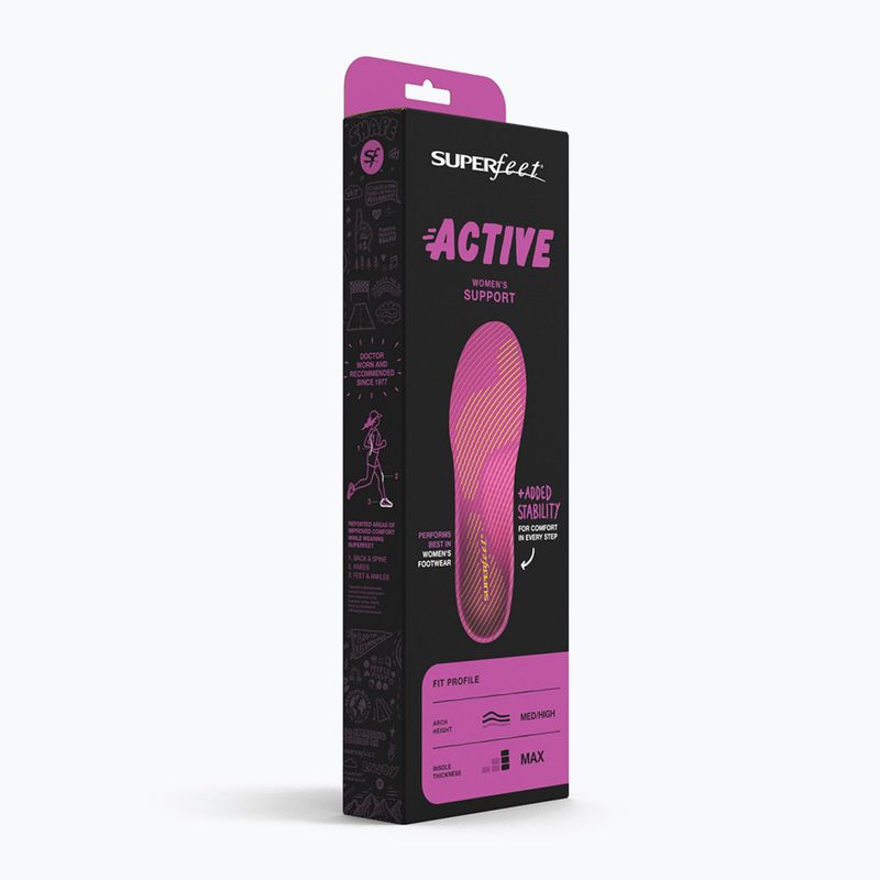 Batų vidpadžiai Superfeet Active Women's Support plum 8