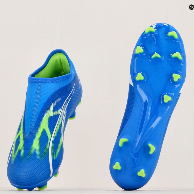 Vaikiški futbolo bateliai PUMA Ultra Match Ll Fg/Ag Jr ultra blue/puma white/pro green 12