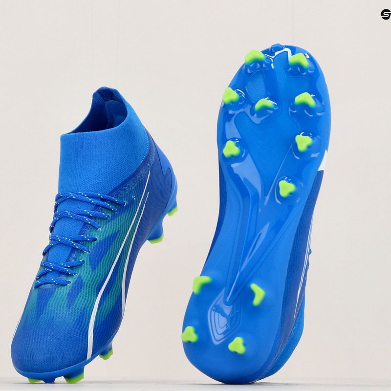 Vaikiški futbolo bateliai PUMA Ultra Pro FG/AG Jr ultra blue/puma white/pro green 12