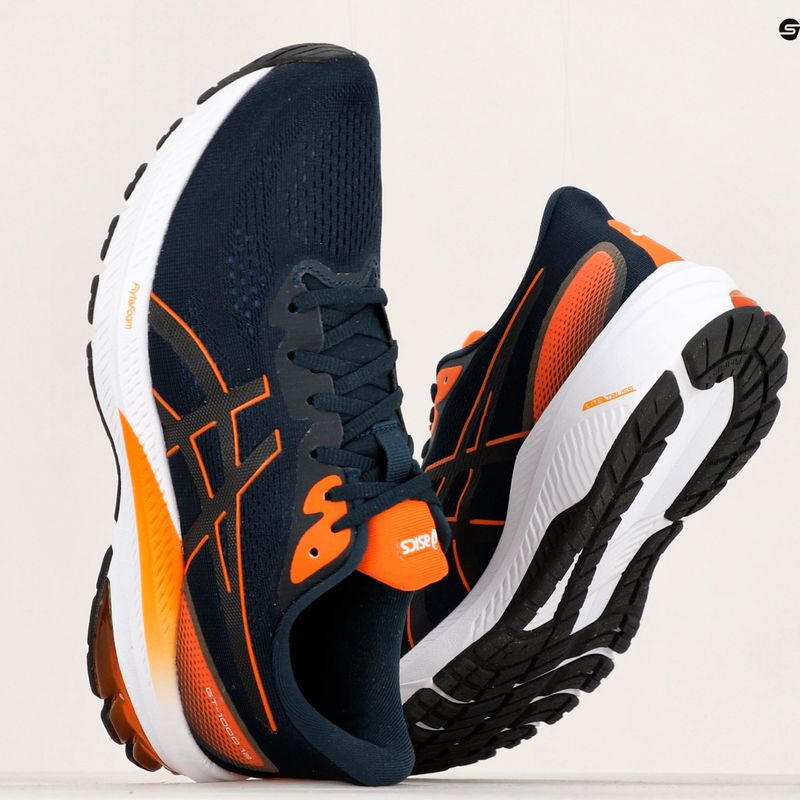 ASICS vyriški bėgimo bateliai Gt-1000 12 french blue/bright orange 18