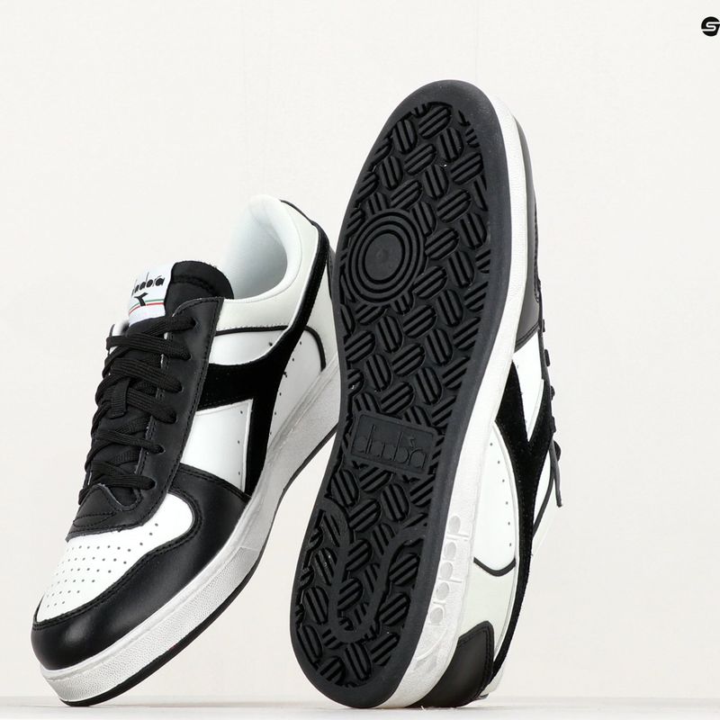 Diadora Magic Basket Low Icona Leather black/white batai 14