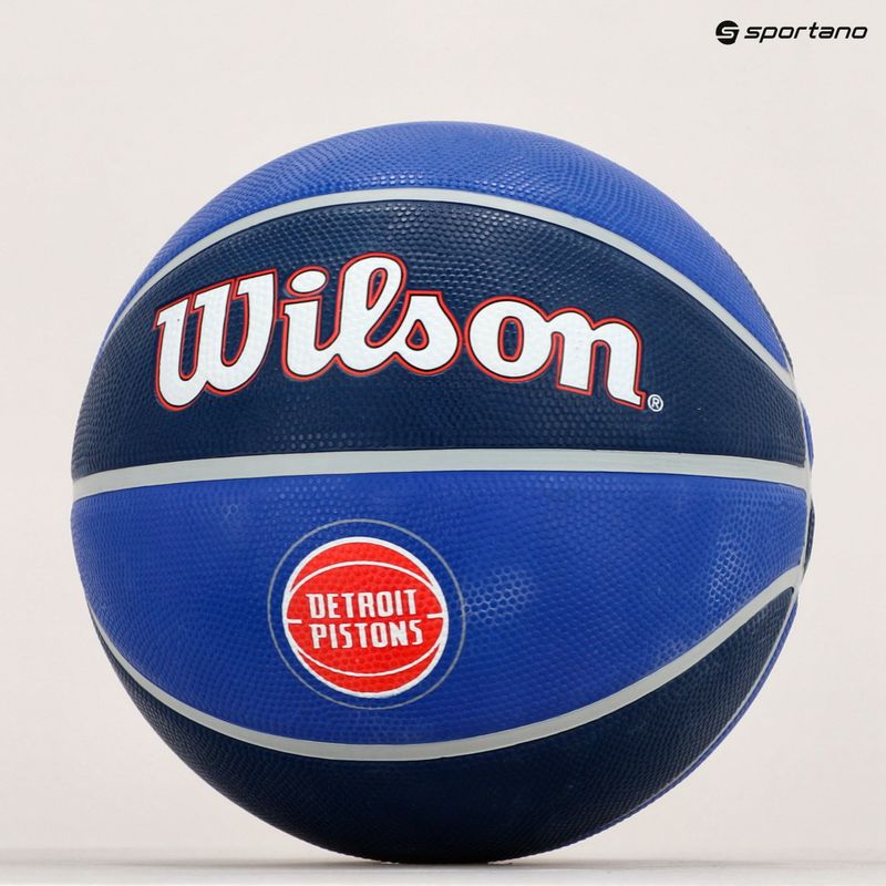 Wilson NBA Team Tribute Detroit Pistons krepšinio kamuolys WTB1300XBDET 7 dydis 6