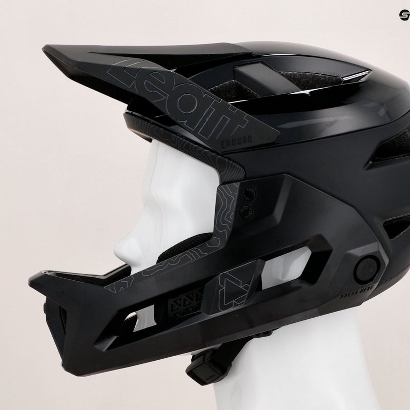 Leatt MTB Enduro 3.0 dviratininko šalmas V23 juodas 1023014652 12