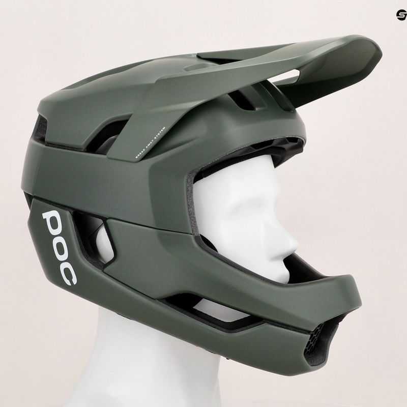 POC Otocon pidote green metallic/matinis dviratininko šalmas 17