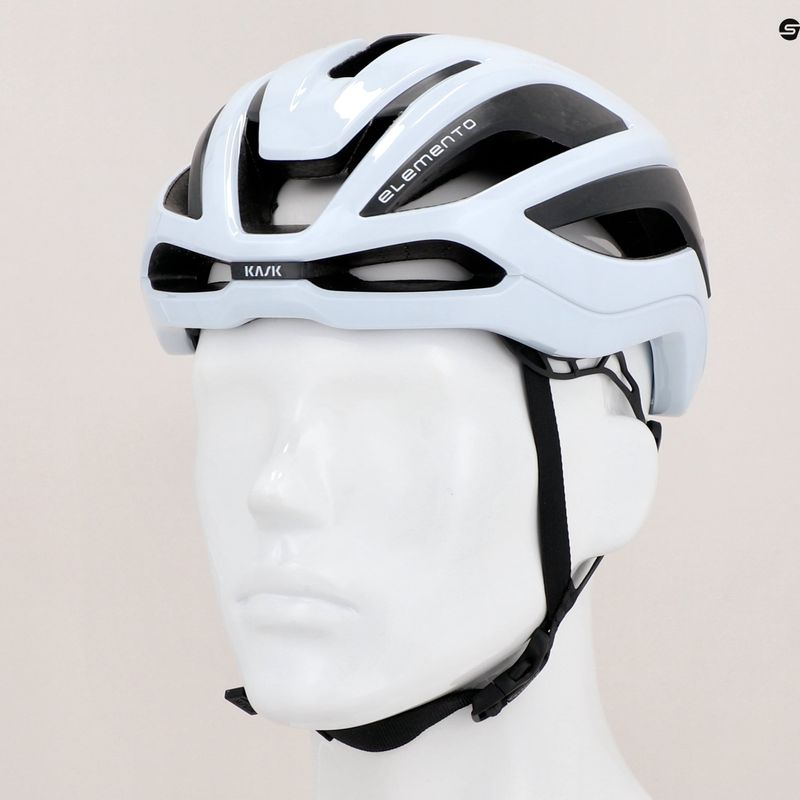 Dviratininko šalmas KASK Elemento baltas 19
