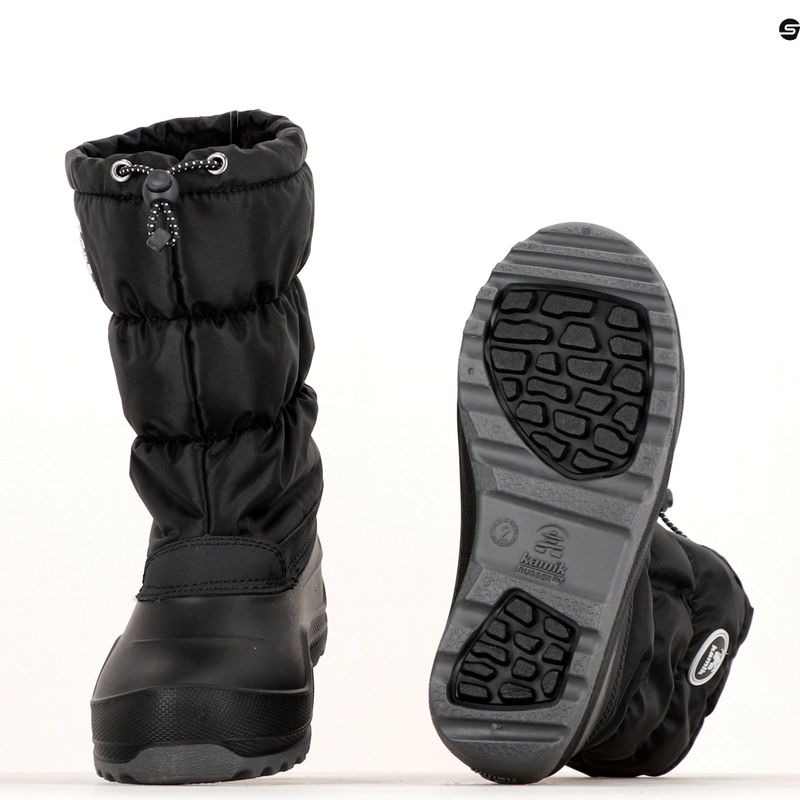 Berniukų trekingo batai Kamik Snowcozy black 14