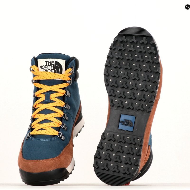 Vyriški trekingo batai The North Face Back To Berkeley IV Textile WP shady blue/monks robe brown 12