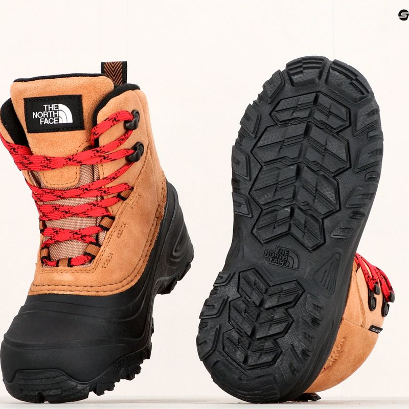 The North Face Chilkat V Lace almond butter/black vaikiški trekingo batai 18