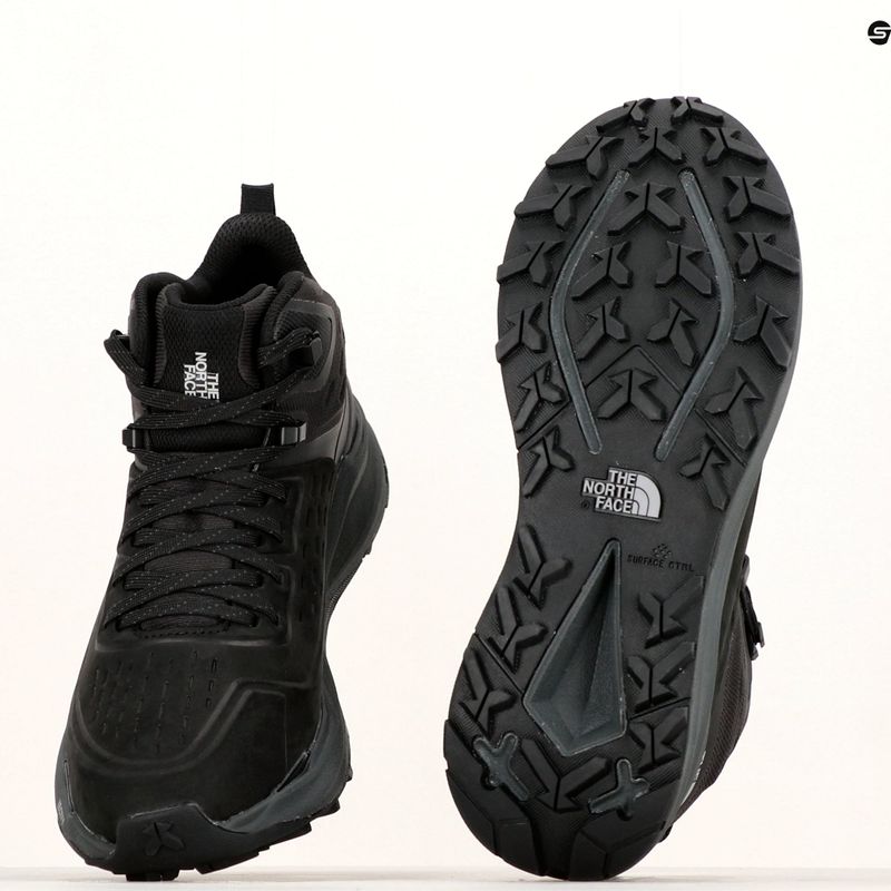 Vyriški trekingo batai The North Face Vectiv Exploris 2 Mid Futurelight Lthr black/vanadis grey 18