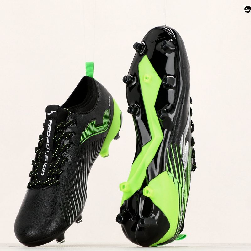 Vyriški futbolo bateliai Joma Propulsion Cup FG black/green fluor 14