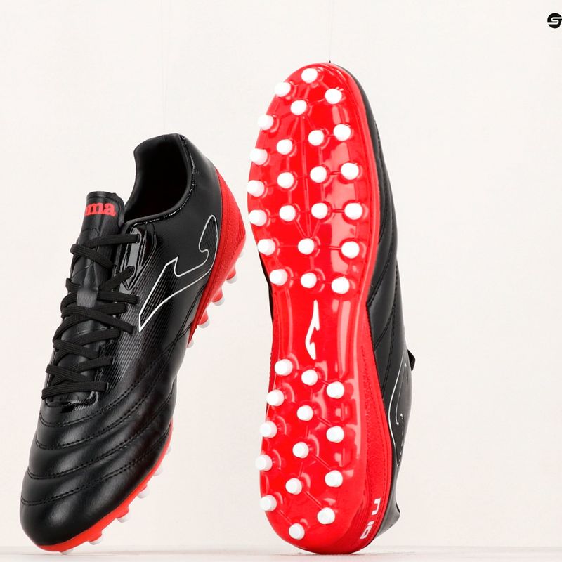 Vyriški futbolo batai Joma Numero-10 AG negro/rojo 10