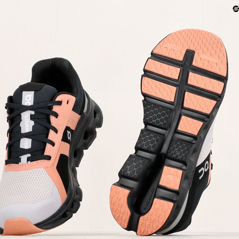 Moteriški bėgimo bateliai On Cloudrunner Waterproof fade/black 14
