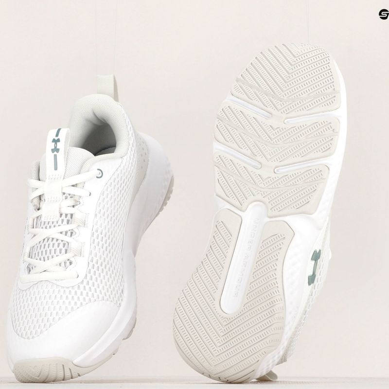 Moteriški treniruočių bateliai Under Armour W Dynamic Select white/white clay/metallic green grit 10