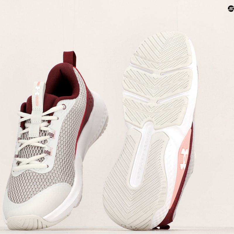 Moteriški treniruočių bateliai Under Armour W Dynamic Select white clay/deep red/white 10