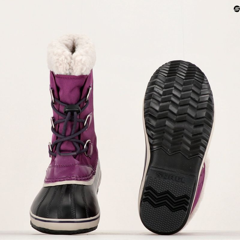 Vaikų trekingo batai Sorel Yoot Pac Nylon Wp wild iris/dark plum 14