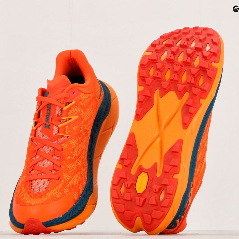 Vyriški bėgimo bateliai HOKA Tecton X persimmon orange/radiant yellow 11
