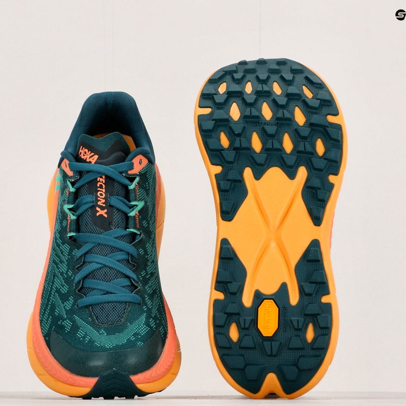 Moteriški bėgimo bateliai HOKA Tecton X deep teal/water garden 13