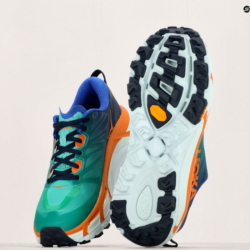 Vyriški bėgimo bateliai HOKA Mafate Speed 3 dazzling blue/desert sun 13