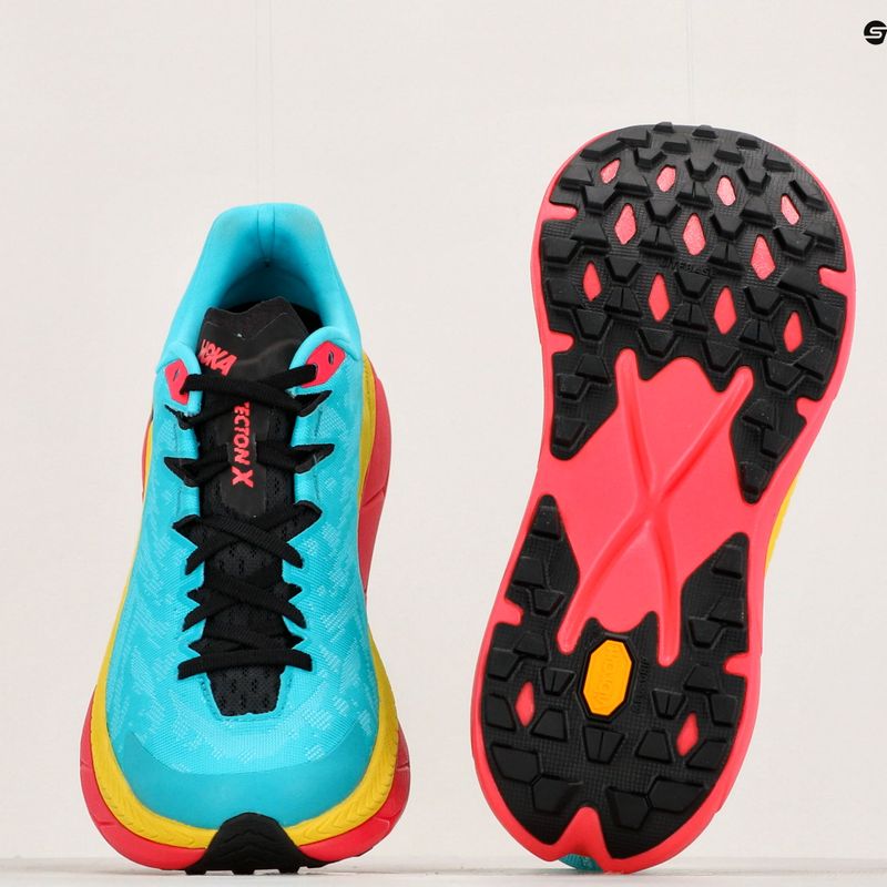 Vyriški bėgimo bateliai HOKA Tecton X scuba blue/diva pink 13