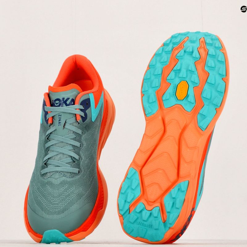 Vyriški bėgimo bateliai HOKA Zinal trellis/vibrant orange 10
