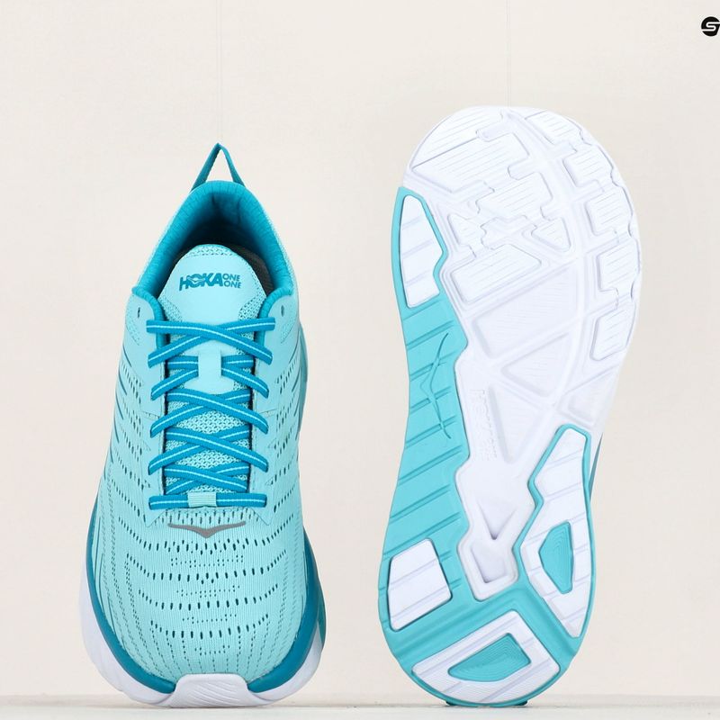 Moteriški bėgimo bateliai HOKA Arahi 4 Wide antigua sand/caribbean sea 13