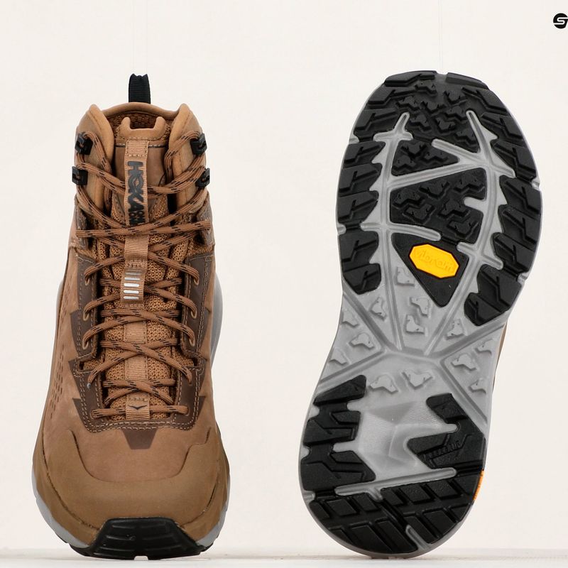 Moteriški trekingo batai HOKA Kaha GTX otter/black 11