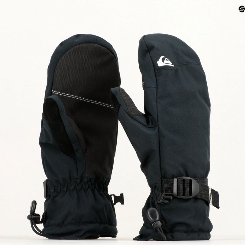 Vyriškos snieglenčių pirštinės Quiksilver Mission Mitt true black 10