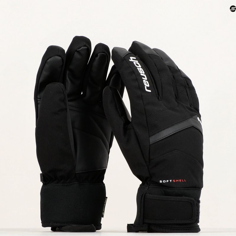 Reusch Blaster Gore-Tex slidinėjimo pirštinės juoda/balta 11