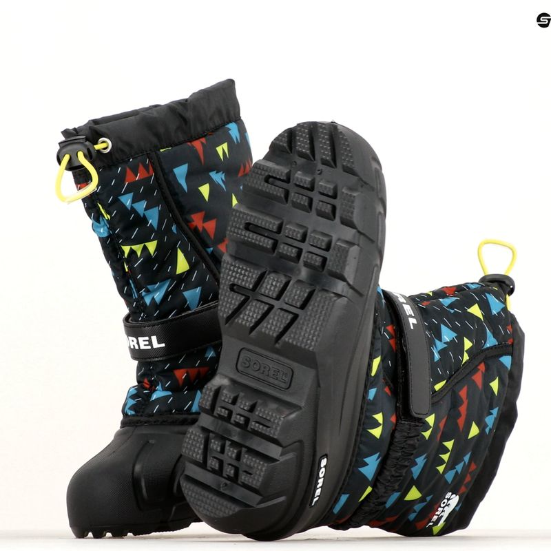 Vaikų trekingo batai Sorel Flurry Print Boys black/black 15