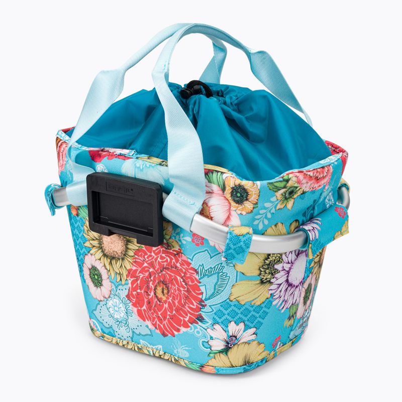 Basil Bloom Field Carry All Basket 15 l dangiškai mėlynos spalvos krepšys dviračio vairui 2