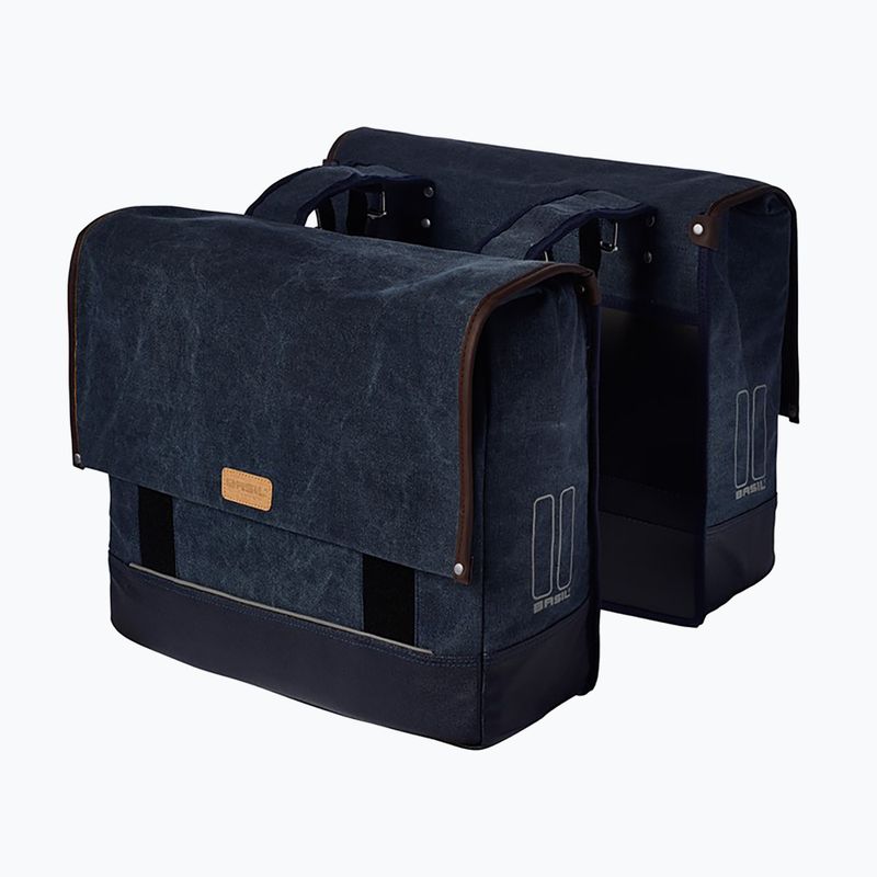 Dviračio krepšiai Basil Urban Fold Double Bag 40-55 l navy