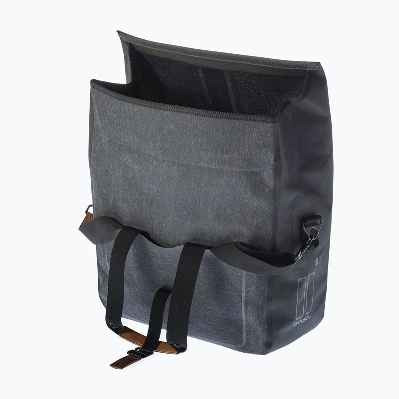 Dviračio bagažinės krepšys Basil Urban Dry Busines Bag 20 l charcoal melee 3