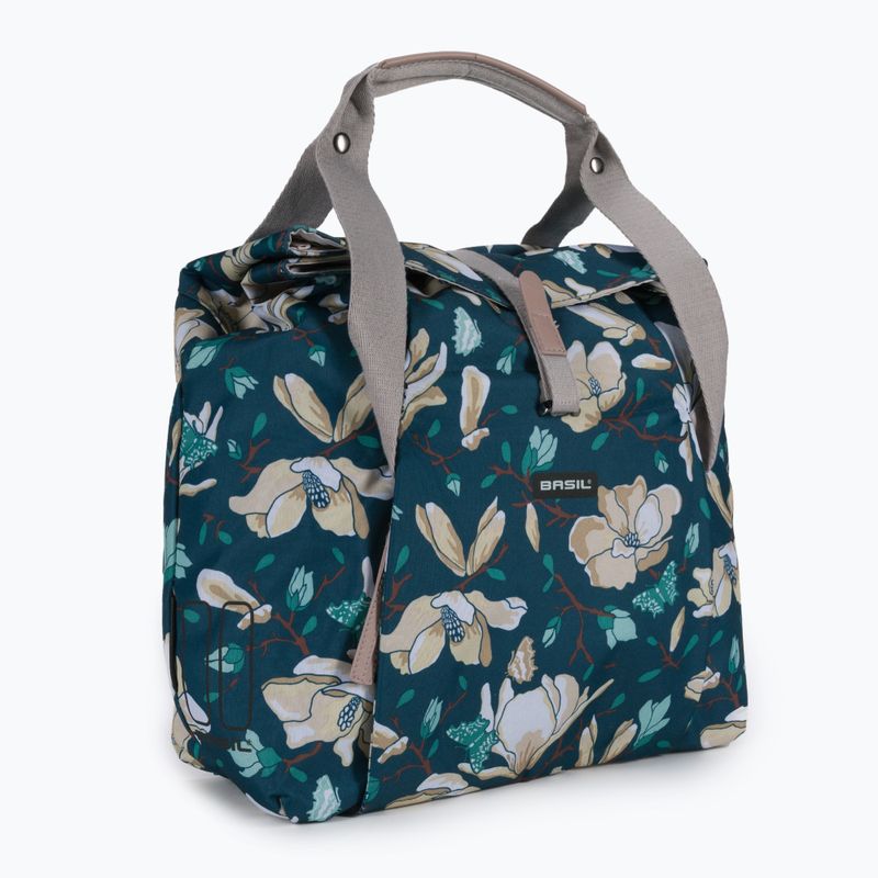 Basil Magnolia Shopper 18 l mėlynos spalvos krepšys dviračiui