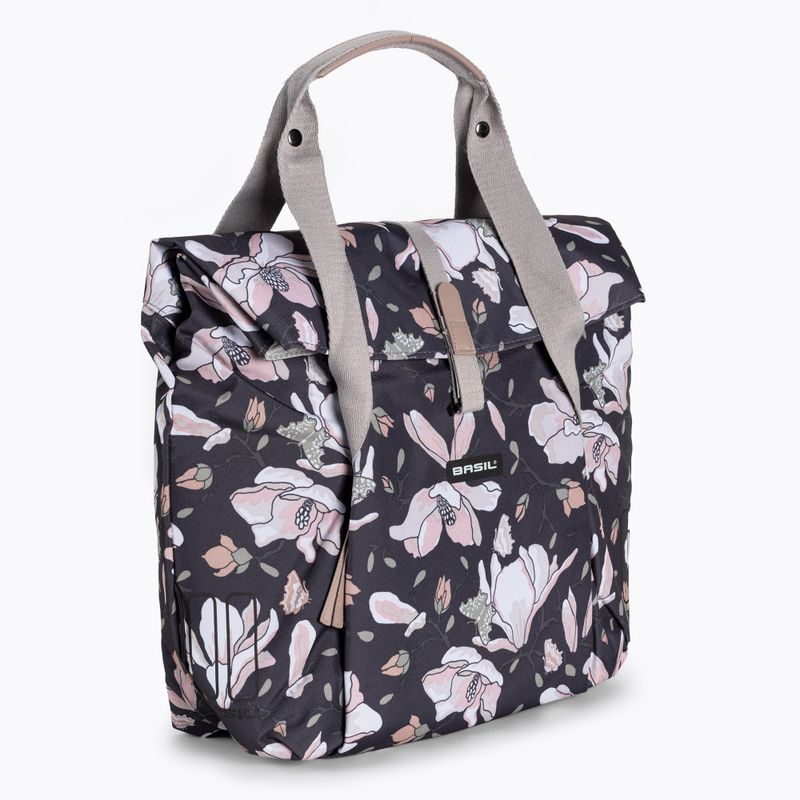 Basil Magnolia Shopper 18 l pastelinių miltelių krepšys dviračiui 3