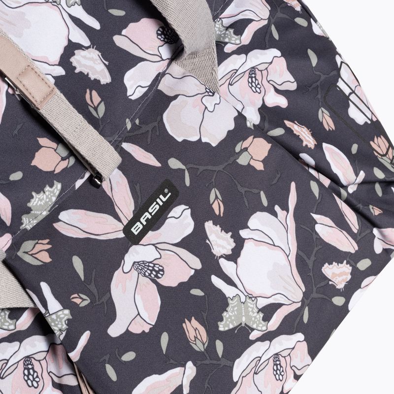 Basil Magnolia Shopper 18 l pastelinių miltelių krepšys dviračiui 6