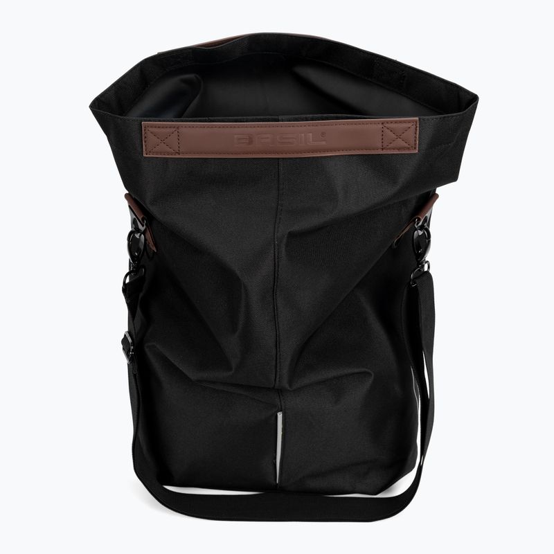 Krepšys dviračiui Basil Bloom City Shopper 16 l juodas 4