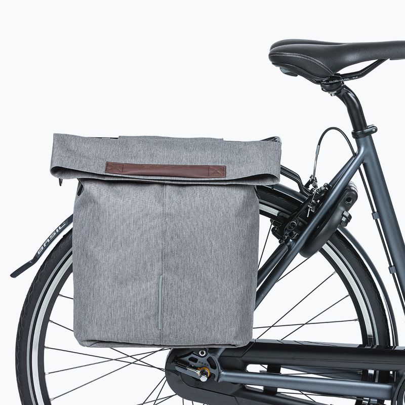 Dviračio krepšys Basil City Shopper 16 l grey melee 6