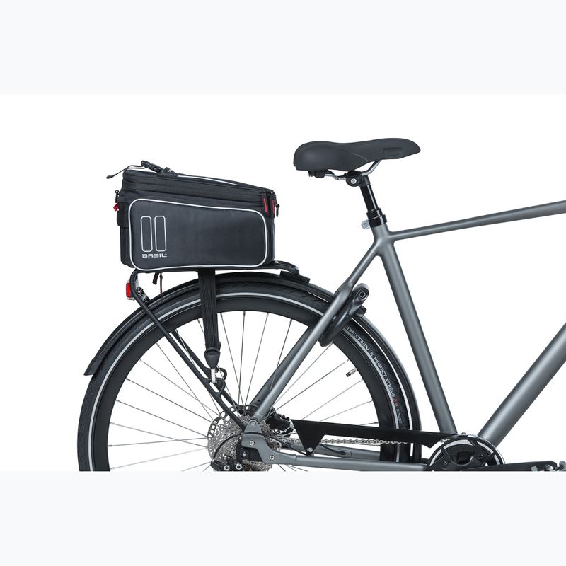 Dviračio bagažinės krepšys Basil Sport Design Trunkbag MIK 15 l black 7