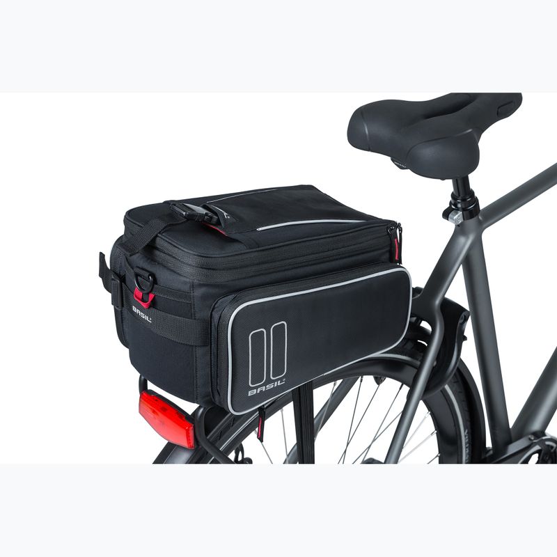 Dviračio bagažinės krepšys Basil Sport Design Trunkbag MIK 15 l black 8