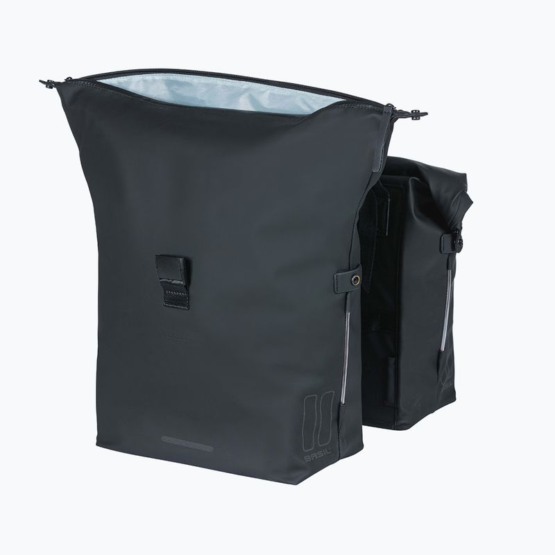 Dviračio krepšys Basil Soho Nordlicht Double Bag 41 l black 4