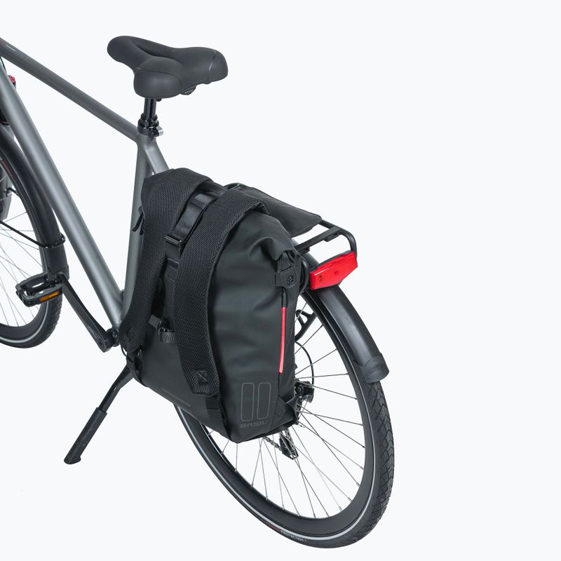 Dviračio kuprinė ant bagažinės Basil Soho Nordlicht 17 l black 11