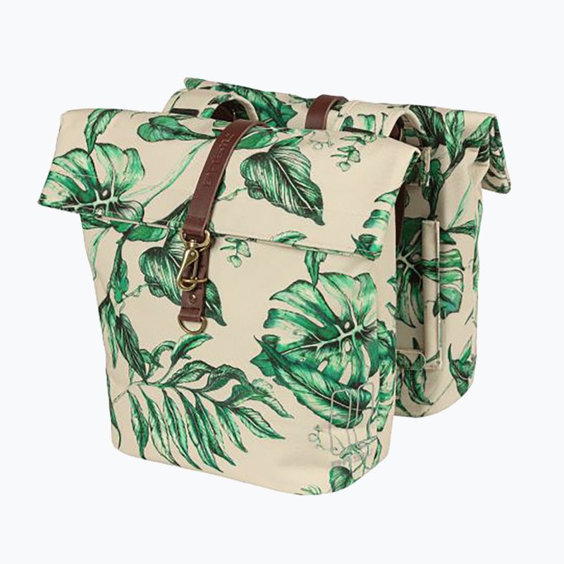 Basil Ever-Green Dvigubas dviračių krepšys 32 l sandshell beige 7