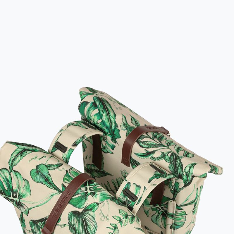 Basil Ever-Green Dvigubas dviračių krepšys 32 l sandshell beige 9