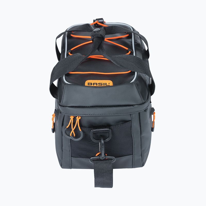 Dviračio bagažinės krepšys Basil Miles Tarpaulin MIK 7 l black/orange 4