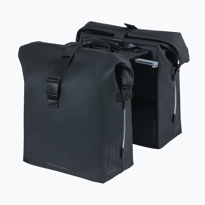 Dviračio krepšys Basil Soho Nordlicht Double Bag MIK 41 l black 2
