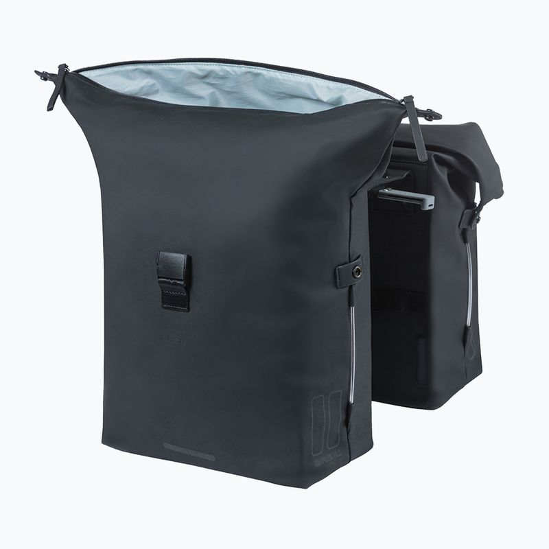 Dviračio krepšys Basil Soho Nordlicht Double Bag MIK 41 l black 4