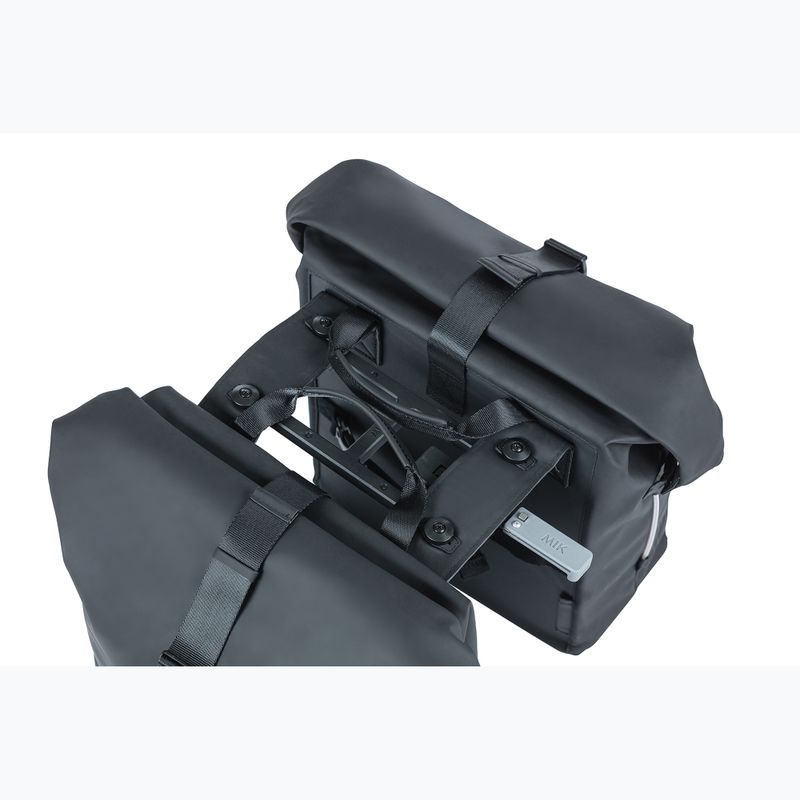 Dviračio krepšys Basil Soho Nordlicht Double Bag MIK 41 l black 5