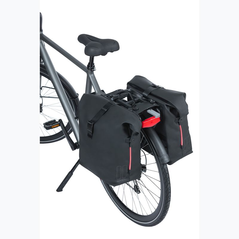 Dviračio krepšys Basil Soho Nordlicht Double Bag MIK 41 l black 8